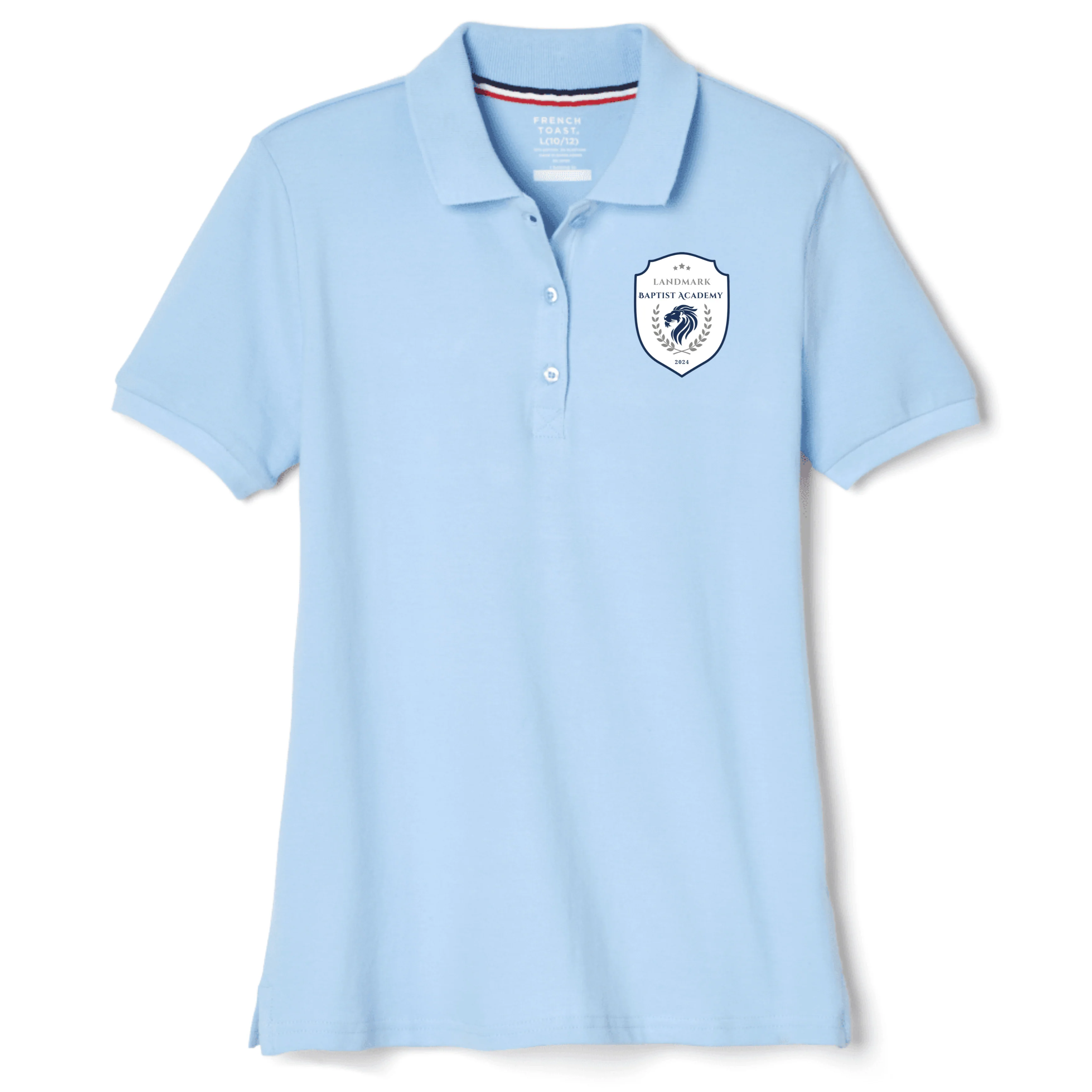 Landmark Baptist Academy - Young Women's Short Sleeve Stretch Piqué Polo