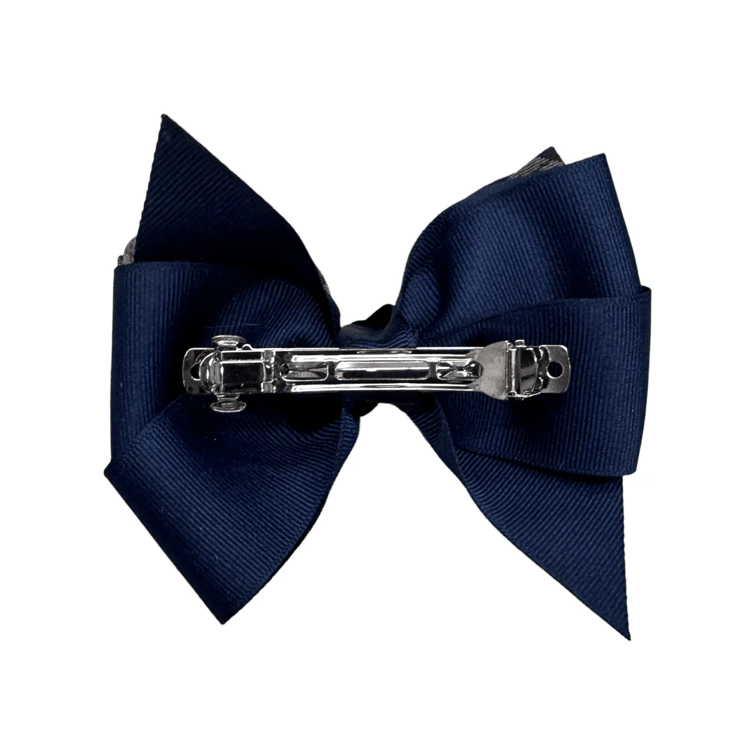 Large Pinwheel Bow - Plaid P57 - Image 2