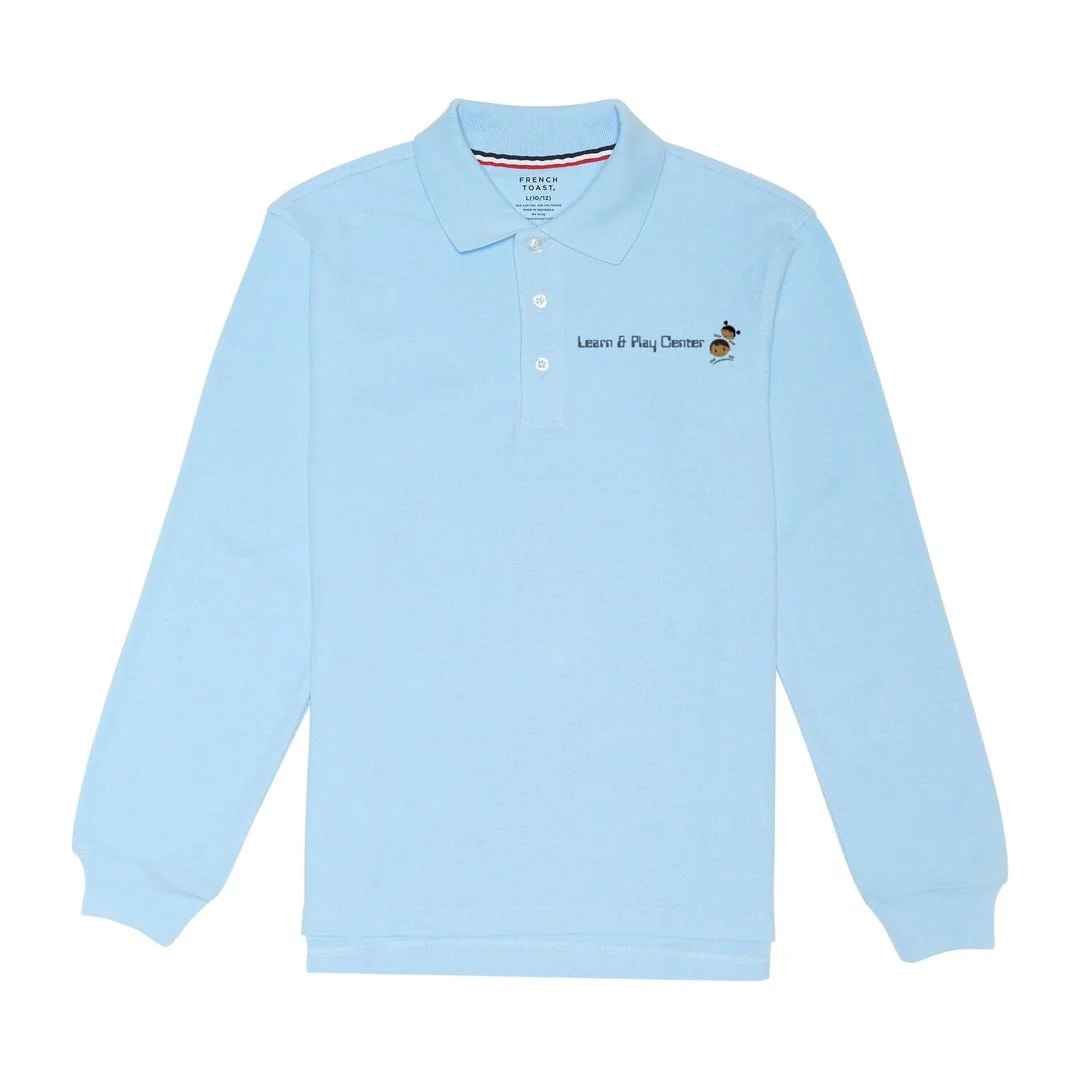 Learn & Play Long Sleeve Polo -Boys