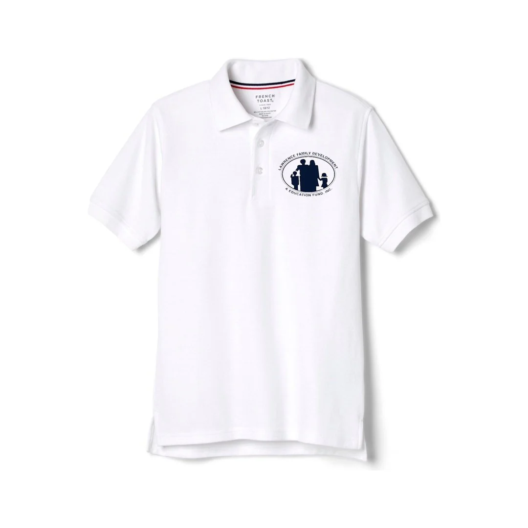 LFDCS - Short Sleeve White Polo - Adult