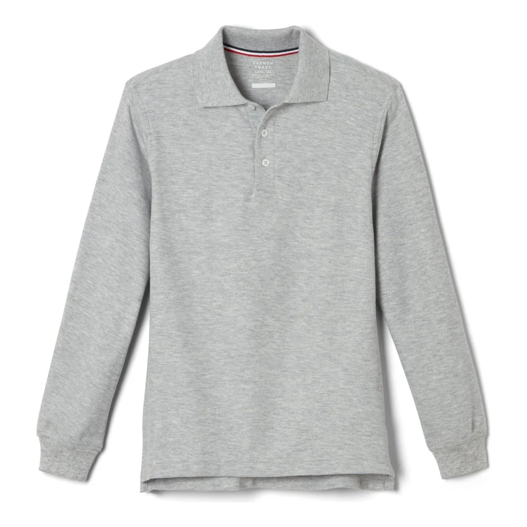 French Toast Youth Long Sleeve Piqué Polo - Image 7