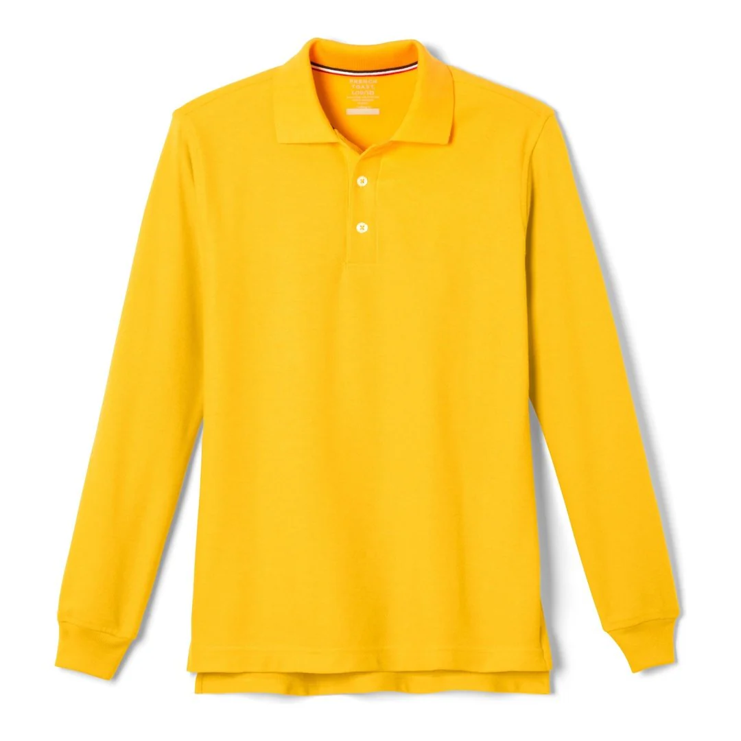 French Toast Youth Long Sleeve Piqué Polo - Image 9