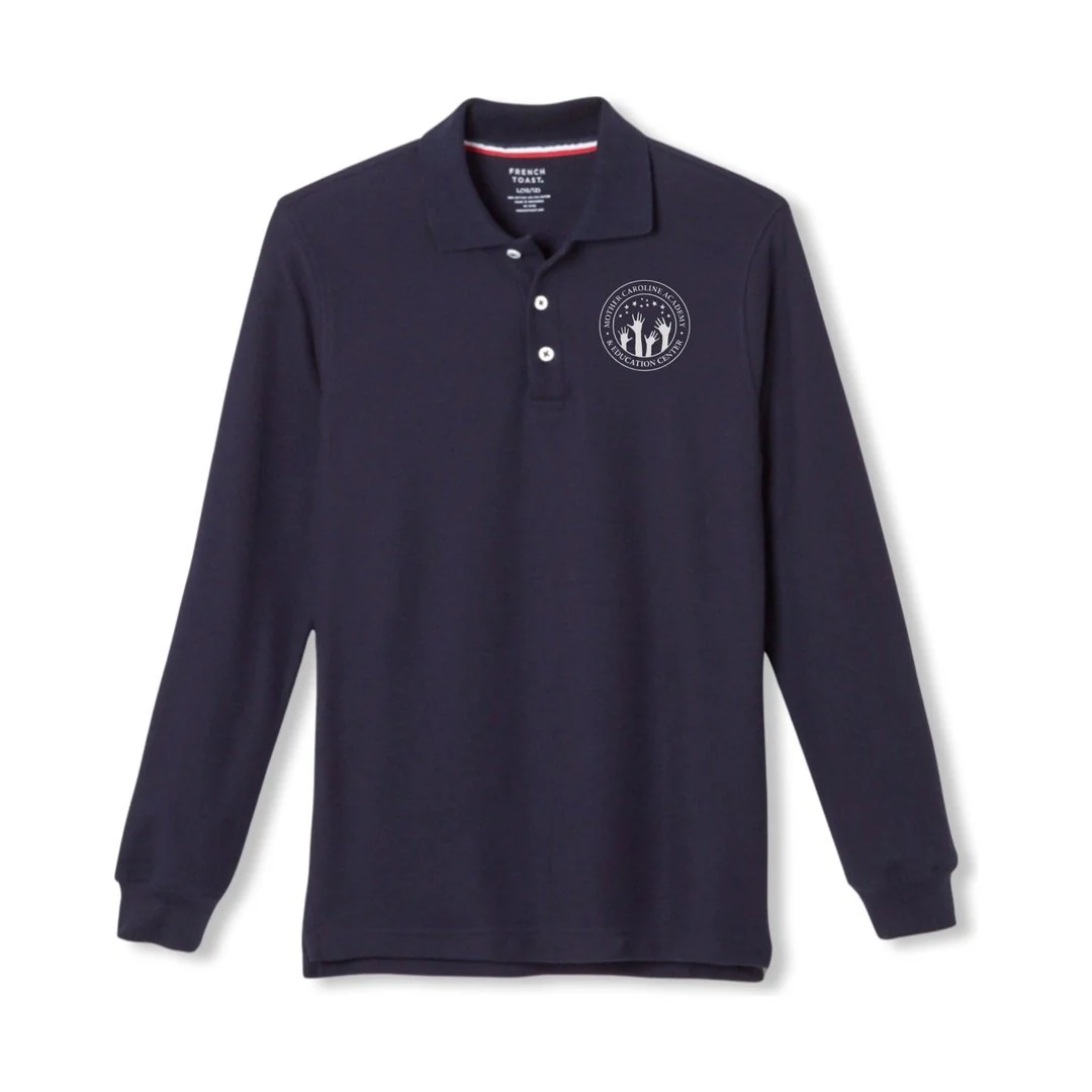 MCA - Navy Long Sleeve Polo - Grades 3 - 7th - Kids