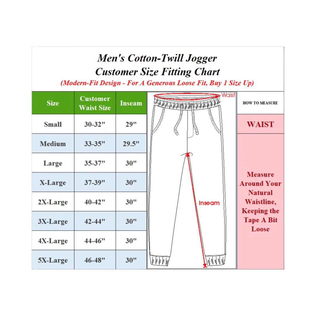 Mens Basic Stretch Jogger - Image 4