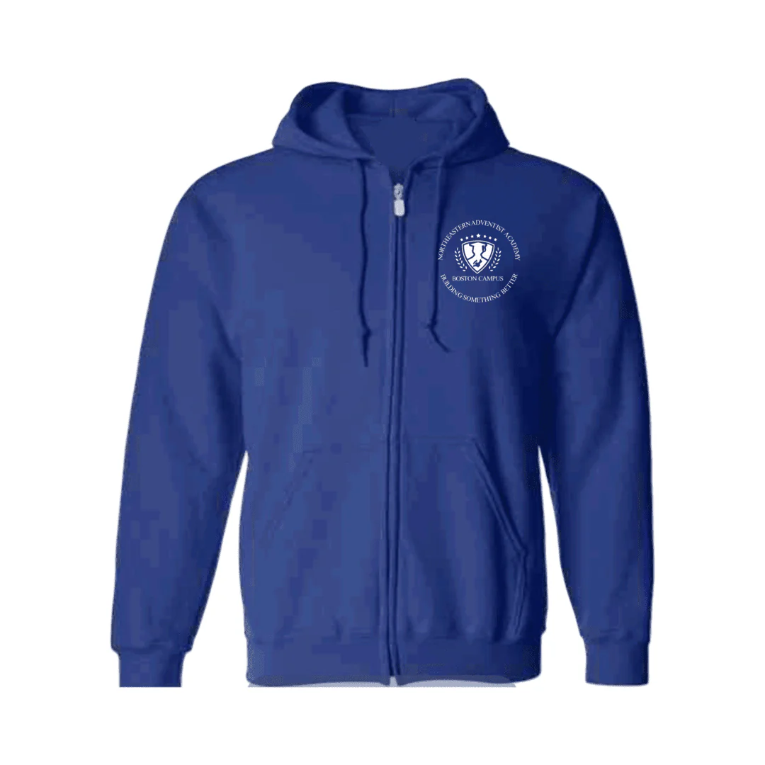 NAA - Co-Ed Full Zip Hooded Sweatshirt - Adults