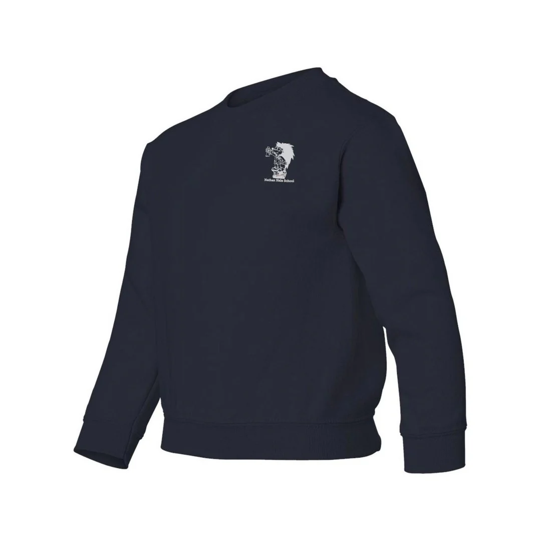 Nathan Hale Fleece Crew Neck Sweatshirt - Adult