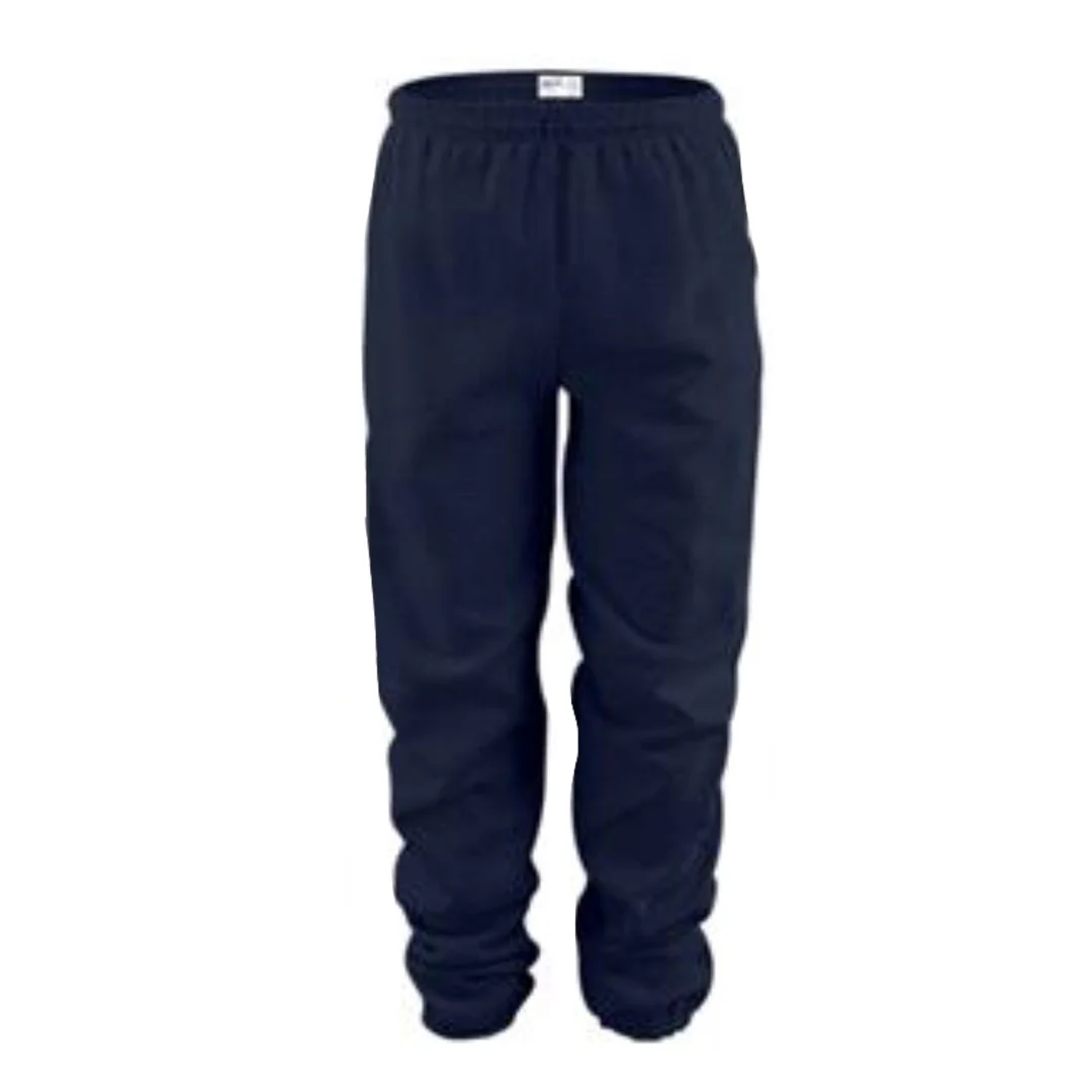 Navy Closed Bottom Sweatpants -  Adult
