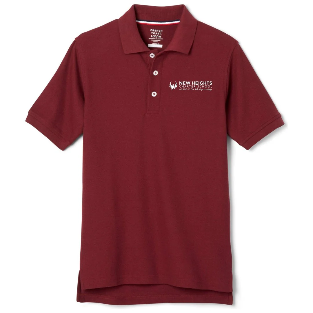 New Heights Charter Short Sleeve Polo - Husky Kids - 6th Grade Only