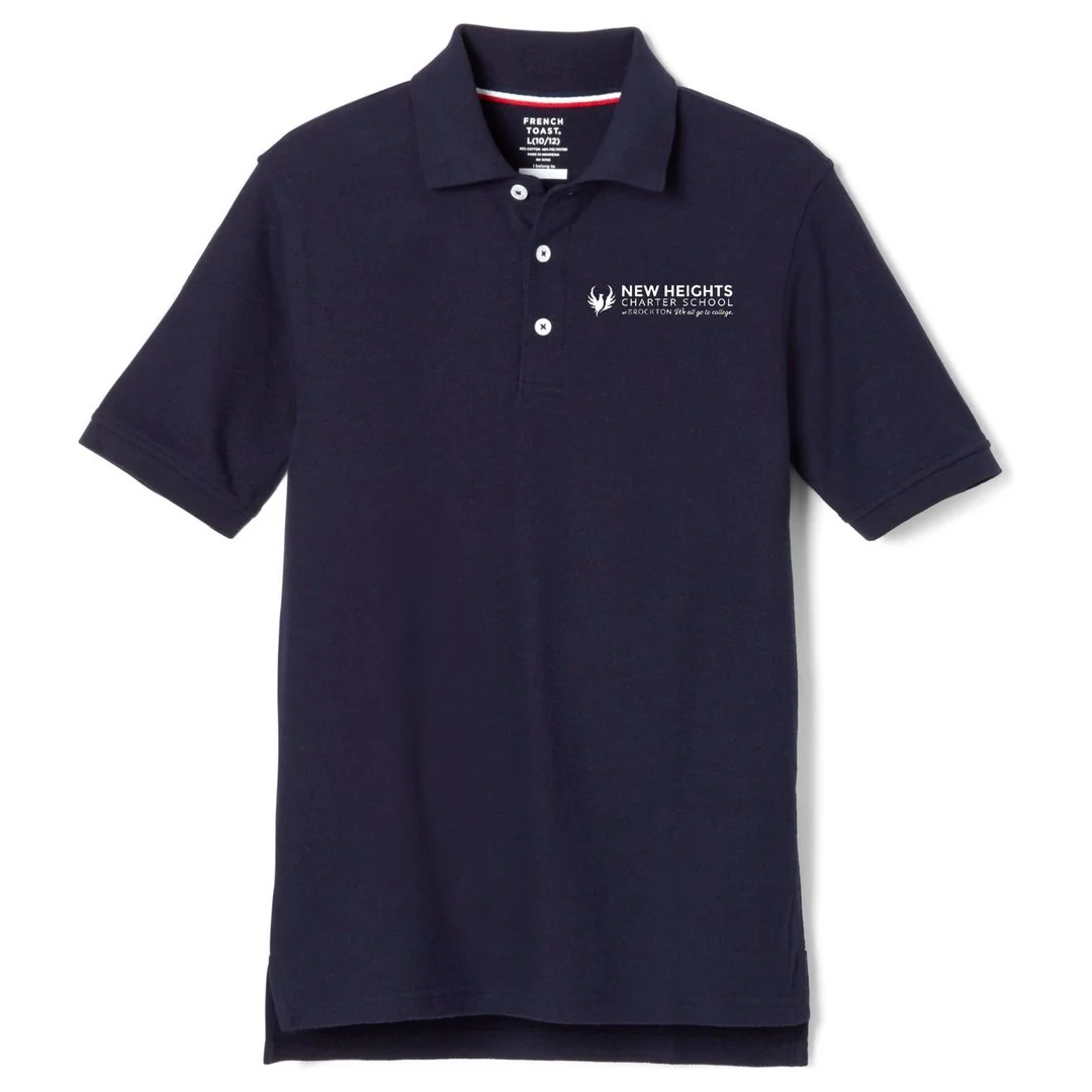 New Heights Charter Short Sleeve Polo - Husky Kids - 8th Grade Only
