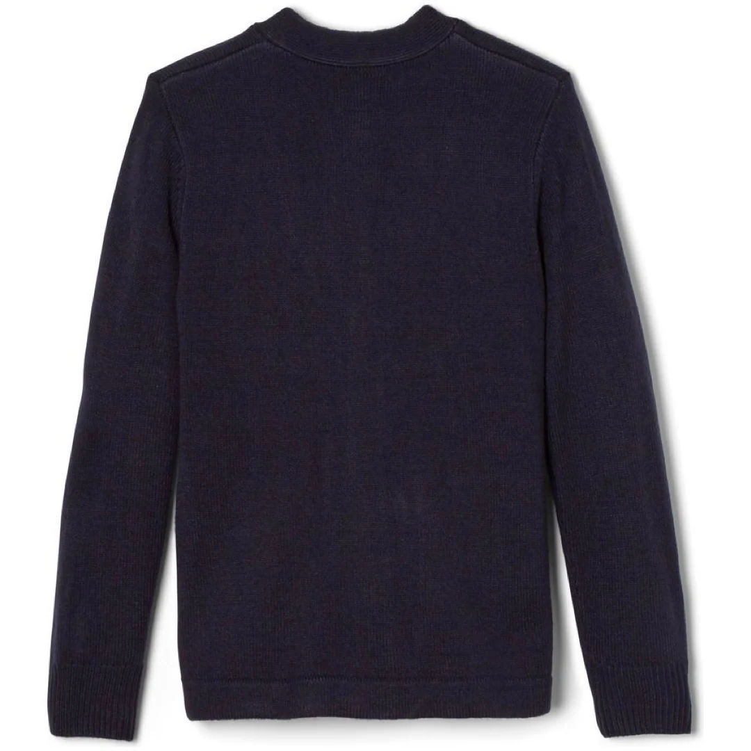 New Horizon - Boy's / Young Men's V-Neck Cardigan Sweater - No Logo - PK-12th - Image 2