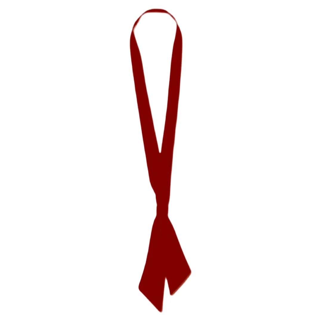 New Testament Christian School - Girl's Self-Tie Sailor Tie w/ Loop - One Size - Image 2