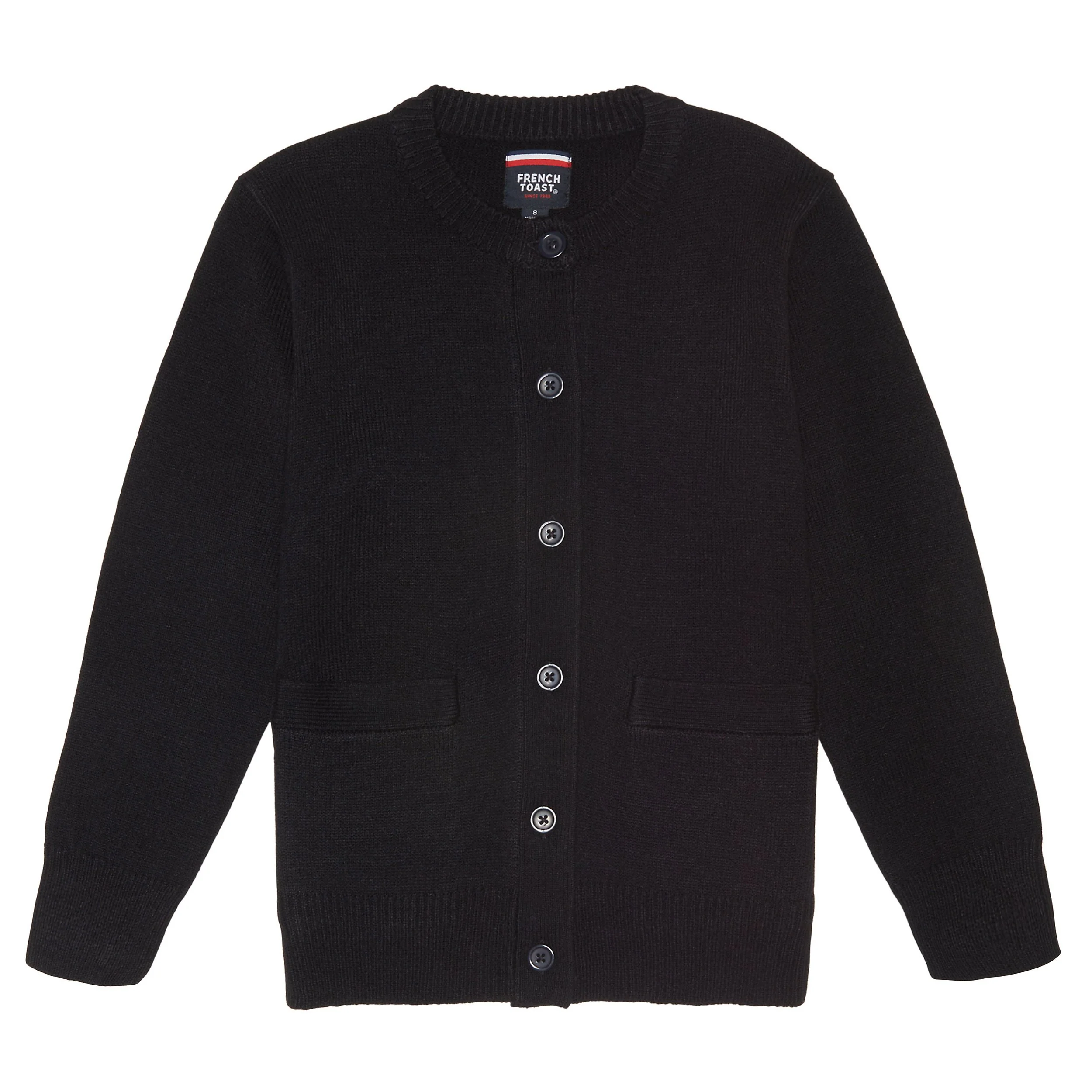 Oaks Classical - Girls Anti-Pill Crewneck Cardigan - No Logo - Image 5