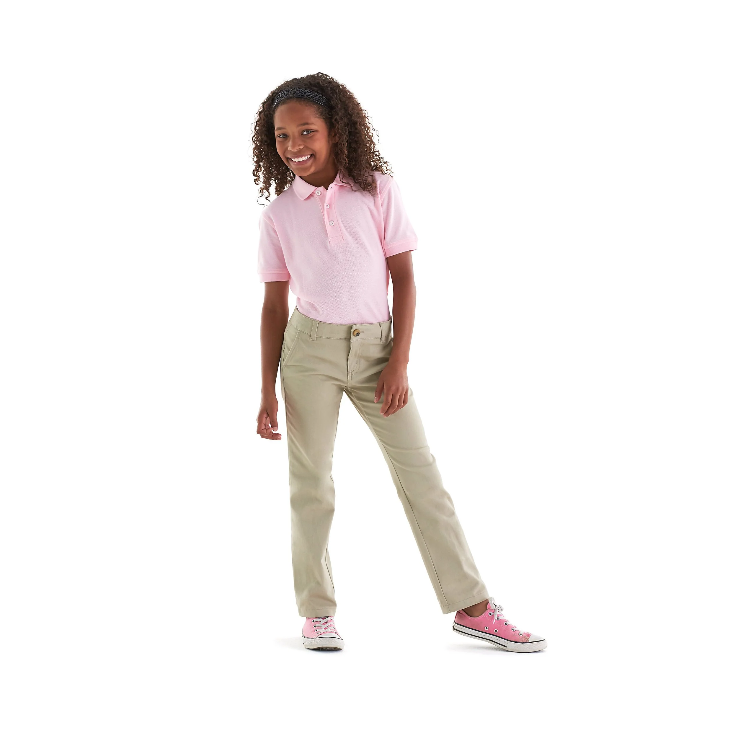 Oaks Classical -  Girls Stretch Twill Straight Leg Pants - Image 16