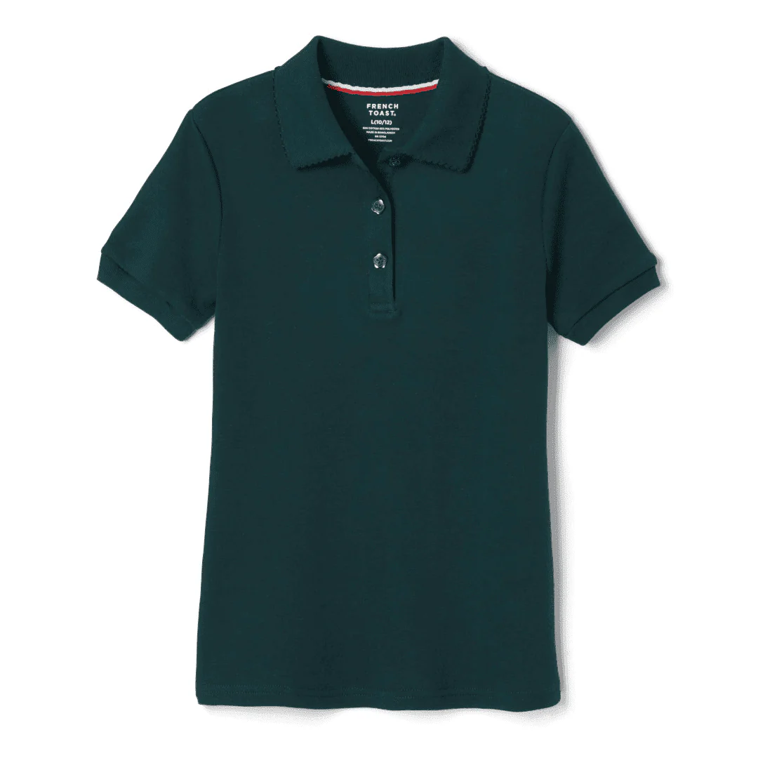 Oaks Classical - Short Sleeve Picot Collar - Girls - Image 3