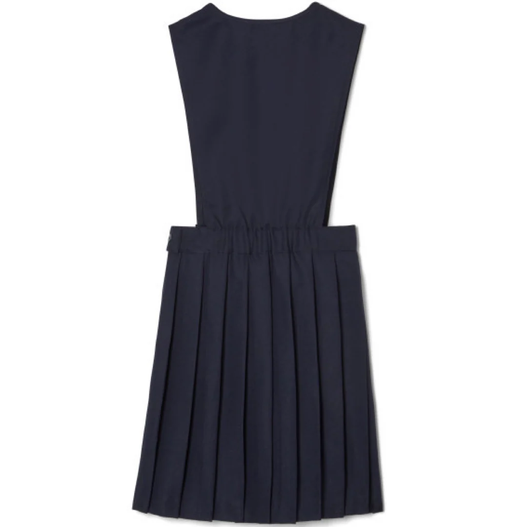 Girl's V-Neck Pleated Jumper - Image 5
