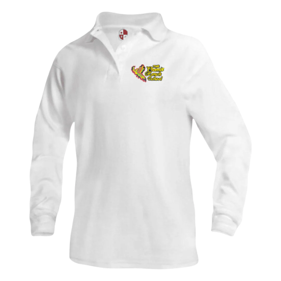 Phoenix Ranch School - Co-Ed Long Sleeve Performance Polo - Kids - Image 3