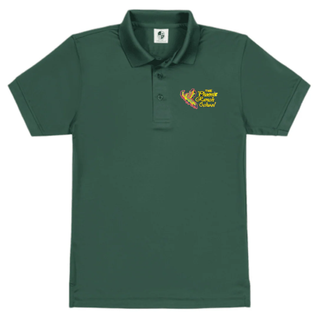 Phoenix Ranch School - Co-Ed Short Sleeve Performance Polo - Kids - Image 2