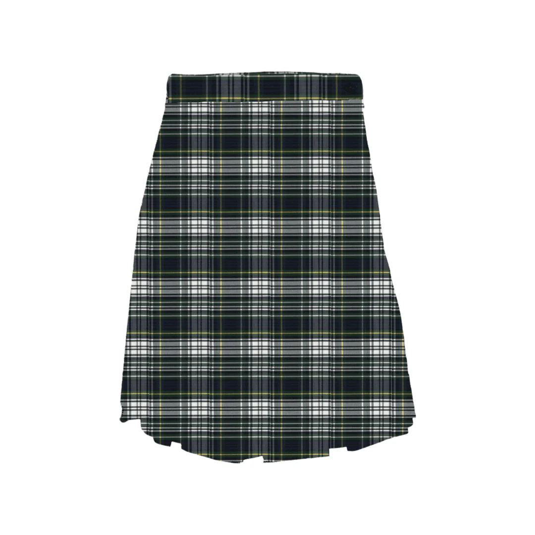 Plaid Polycot Box Pleat Skirt - Plus Size  - P35