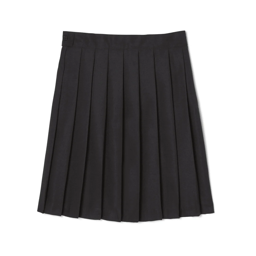 Plus Size  Pleated At The Knee - Black - Image 4