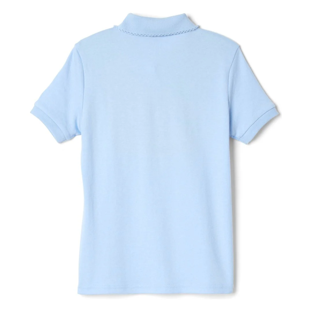 French Toast Plus Size Short Sleeve Picot Collar - Image 5