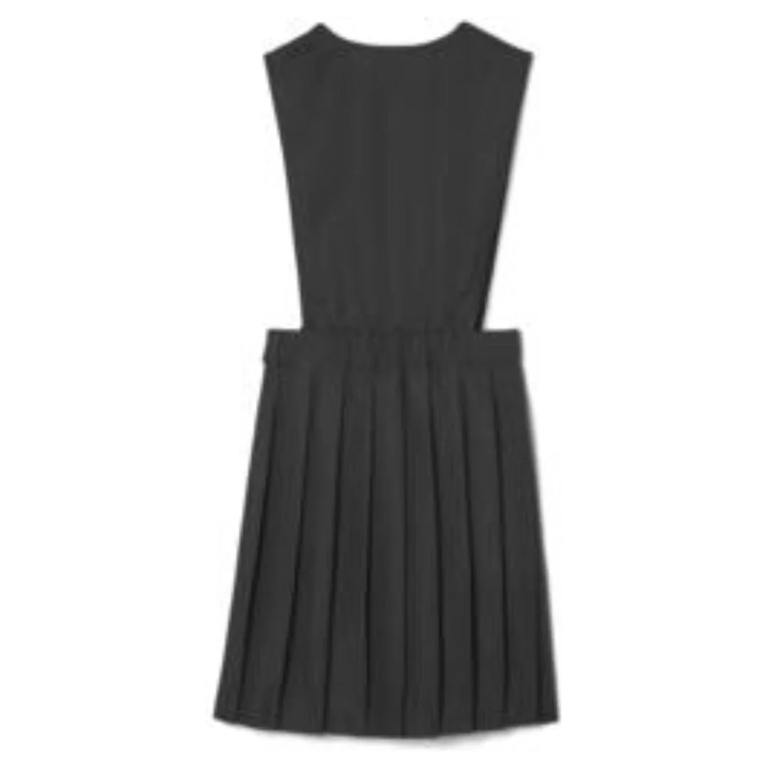 Plus V-Neck Pleated Jumper - Black - Image 2