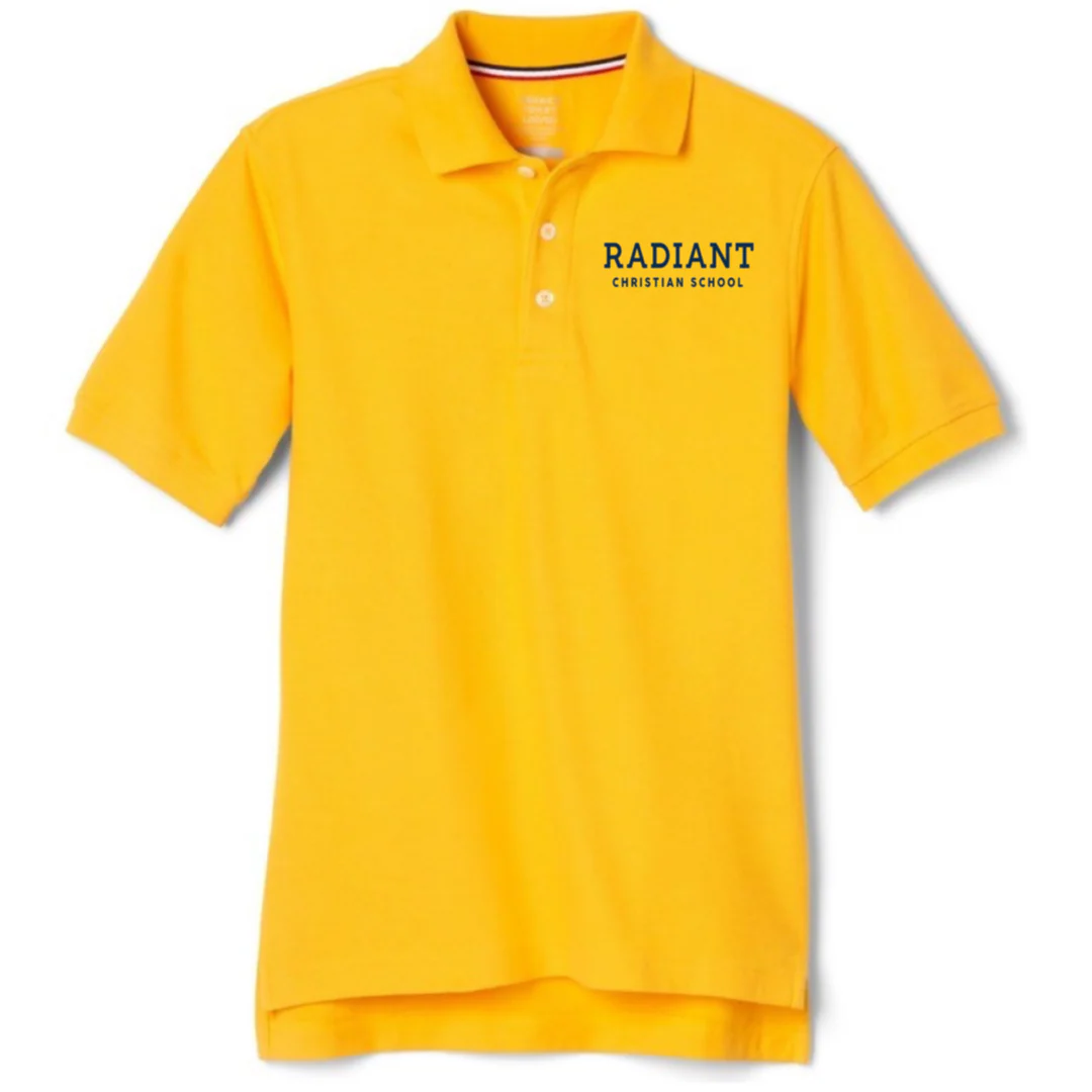 Radiant Christian School - Co-Ed Adult Short Sleeve Pique Polo - Image 2