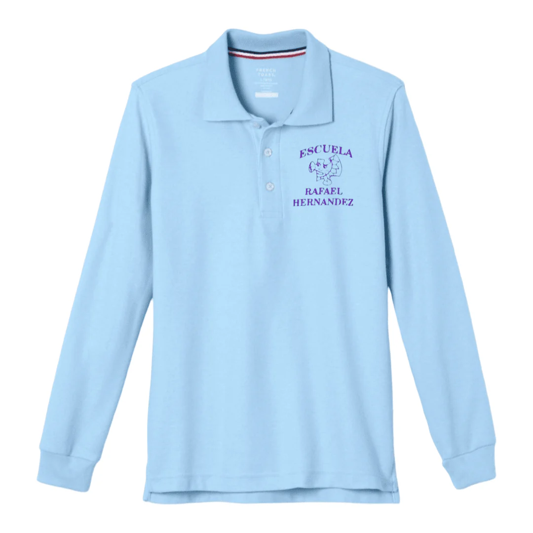 Rafael Hernandez Long Sleeve Polo -  K-8th Husky Kids