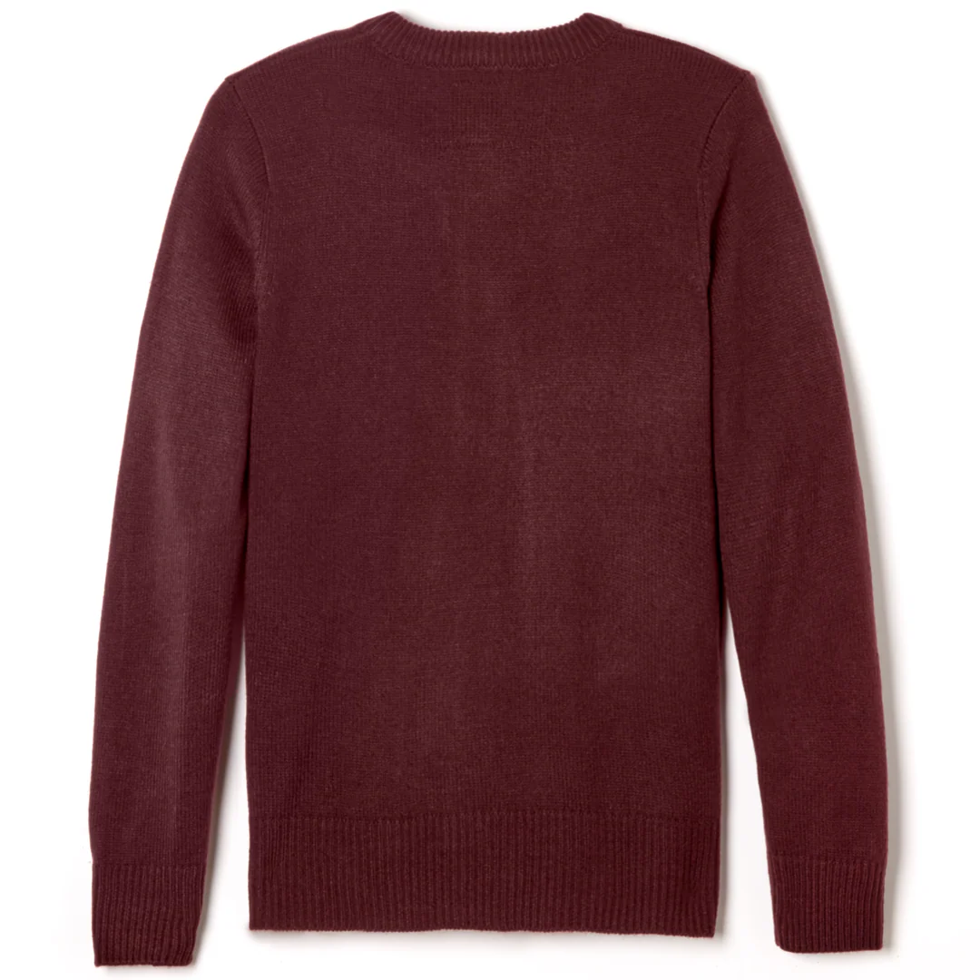 Girls Anti-Pill Crewneck Cardigan - Image 8