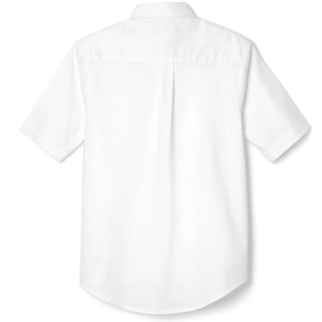 Santa Rosa Academy - Boy's / Young Men's Short Sleeve Oxford Shirt - No Logo - Image 4