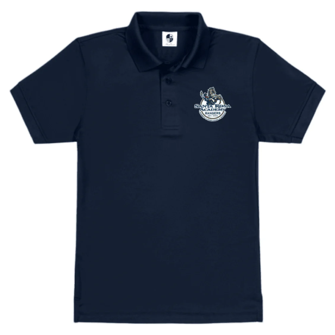 Santa Rosa Academy - Co-Ed Youth / Adult Short Sleeve Performance Polo - Image 2