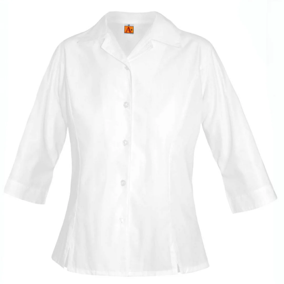 Santa Rosa Academy - Girls / Young Women's 3/4 Sleeve Princess Poplin Blouse
