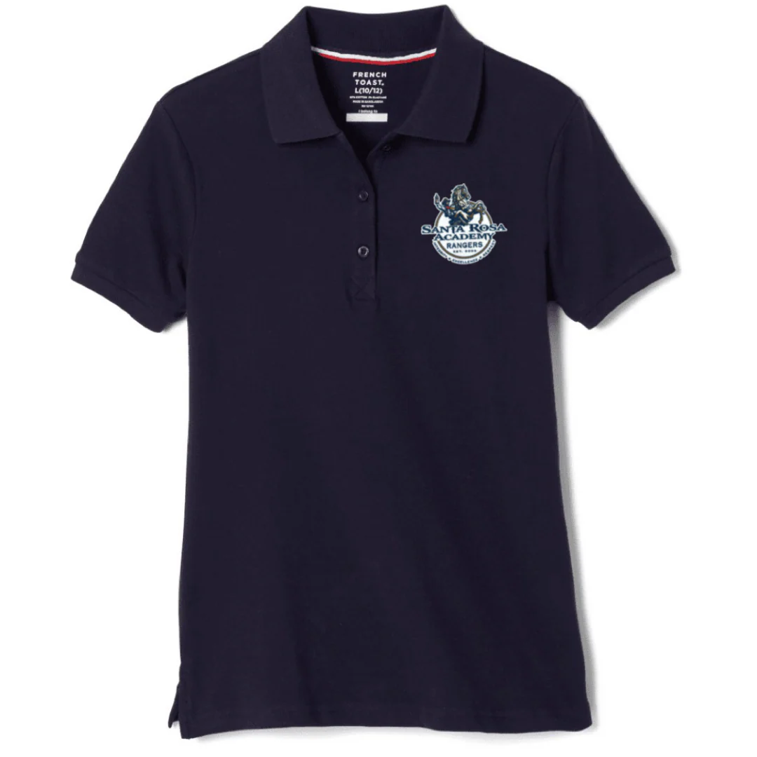 Santa Rosa Academy - Girl's / Young Women's Short Sleeve Stretch Pique Polos - Image 2