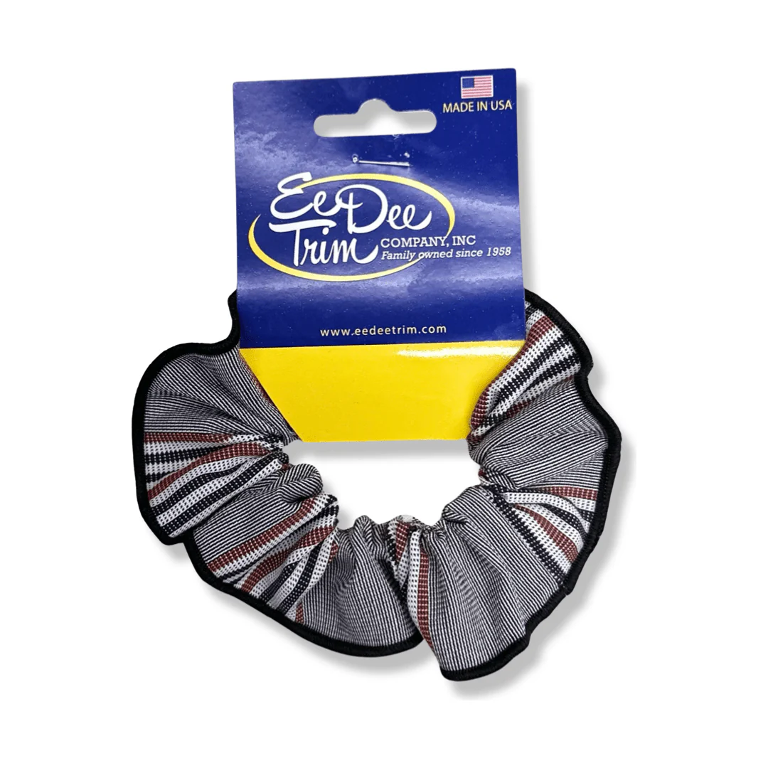 Scrunchie with Merrowed Edge - Plaid P08G