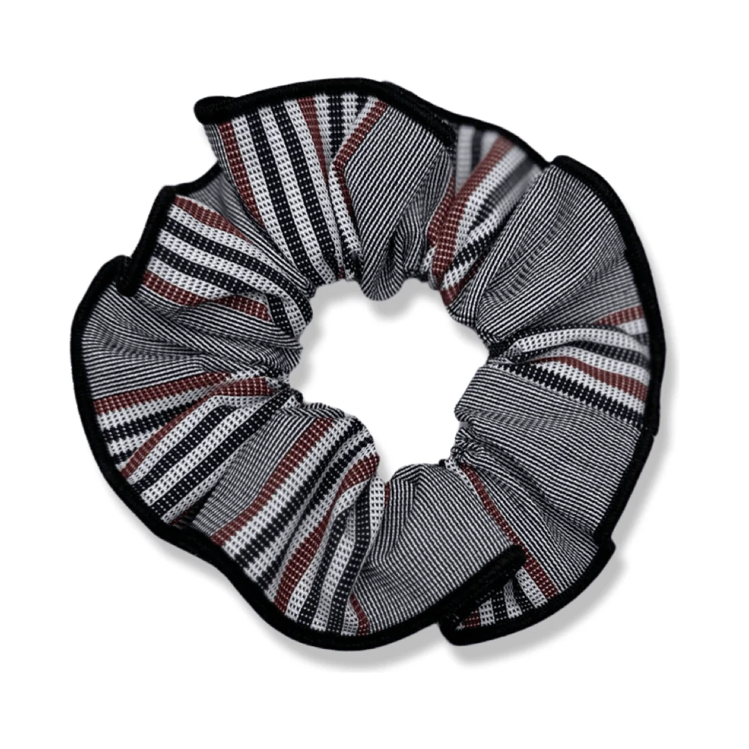Scrunchie with Merrowed Edge - Plaid P08G - Image 2