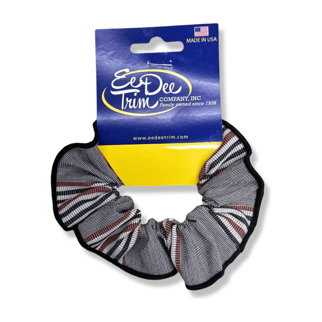Scrunchie with Merrowed Edge - Plaid P08G - Image 3