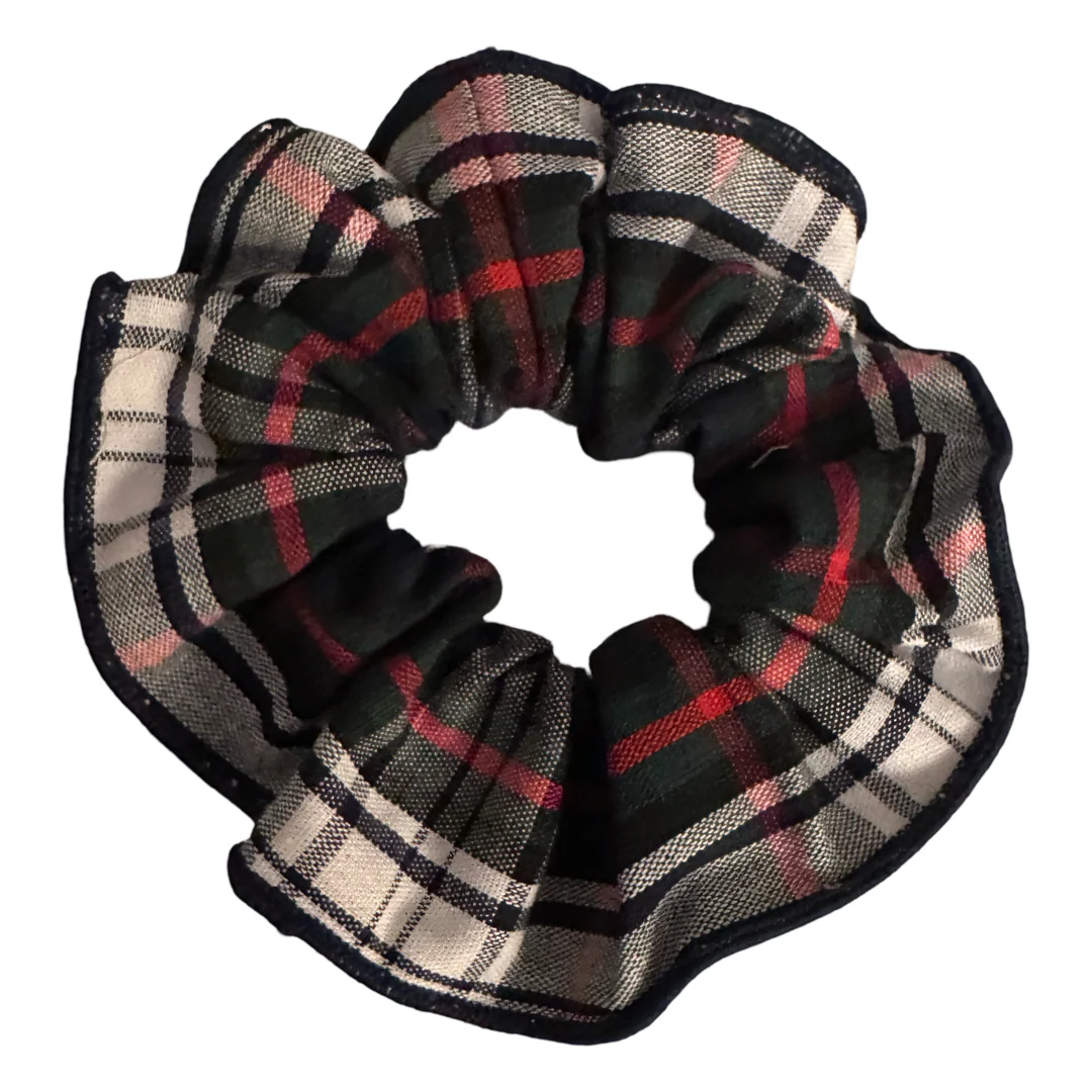 Scrunchie with Merrowed Edge - Plaid P49 - Image 2