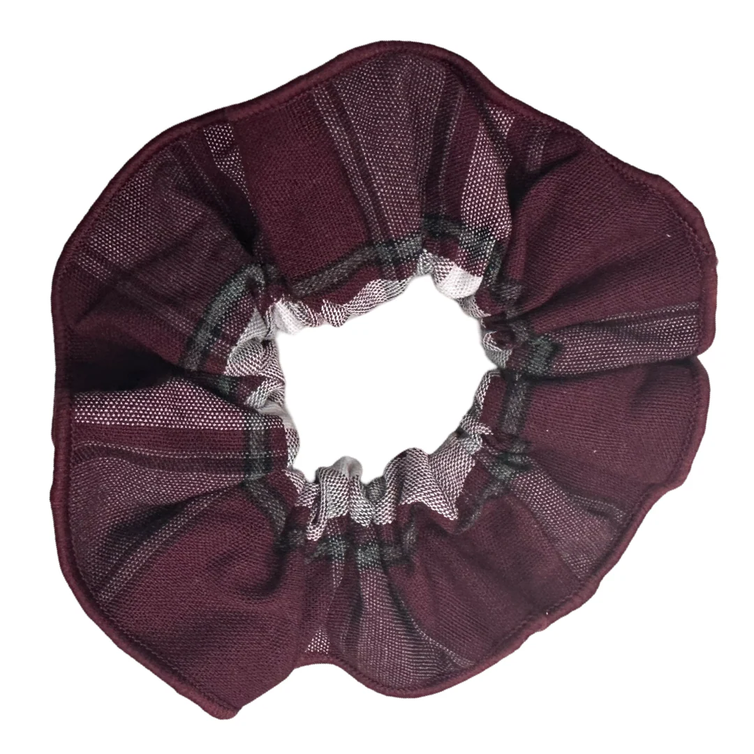 Scrunchie with Merrowed Edge - Plaid P54