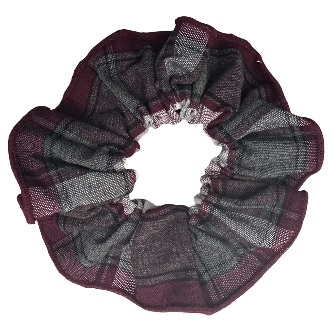 Scrunchie with Merrowed Edge - Plaid P54 - Image 2