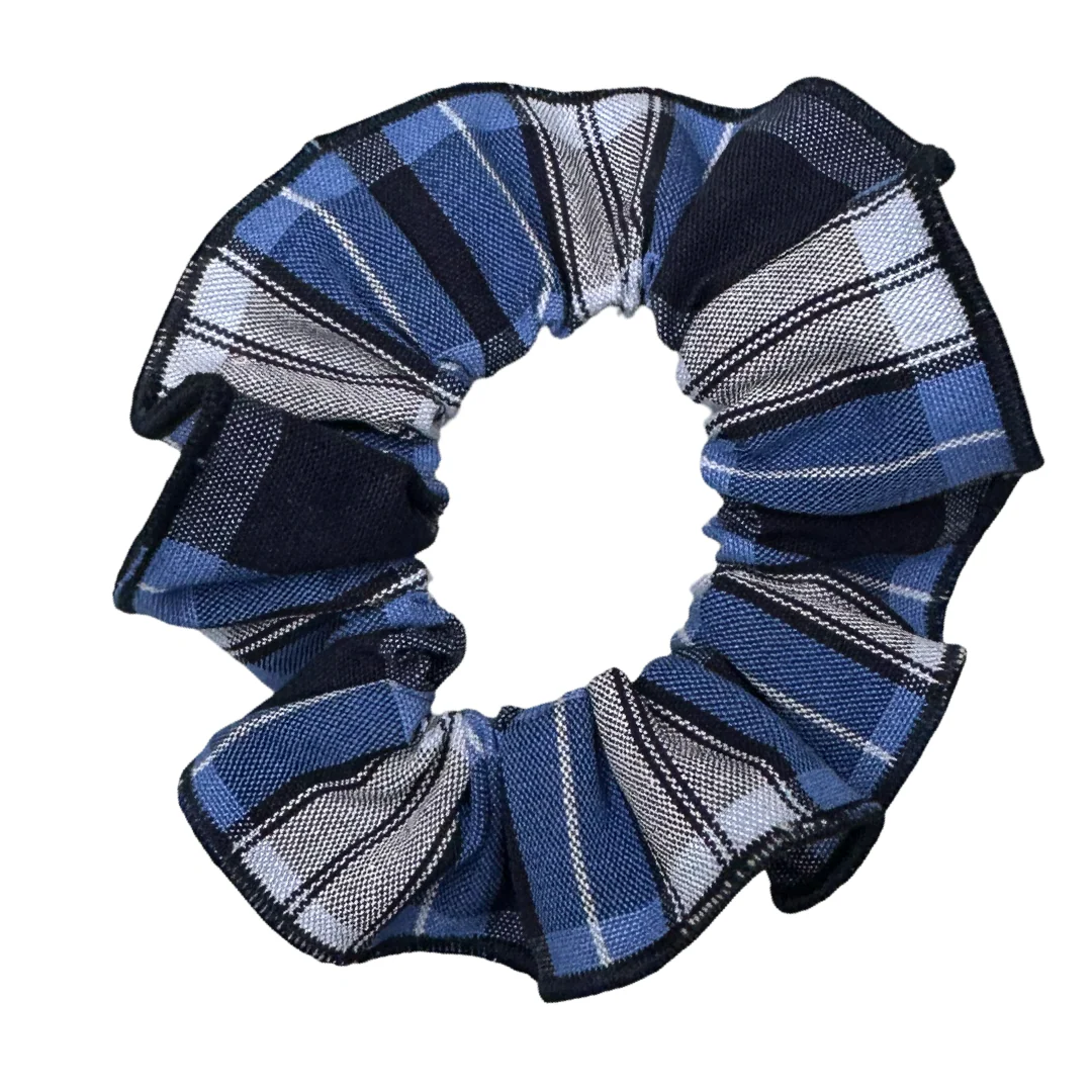 St. Mary's Catholic School -TX- Girl's Scrunchie with Merrowed Edge - Plaid P76 - Image 3