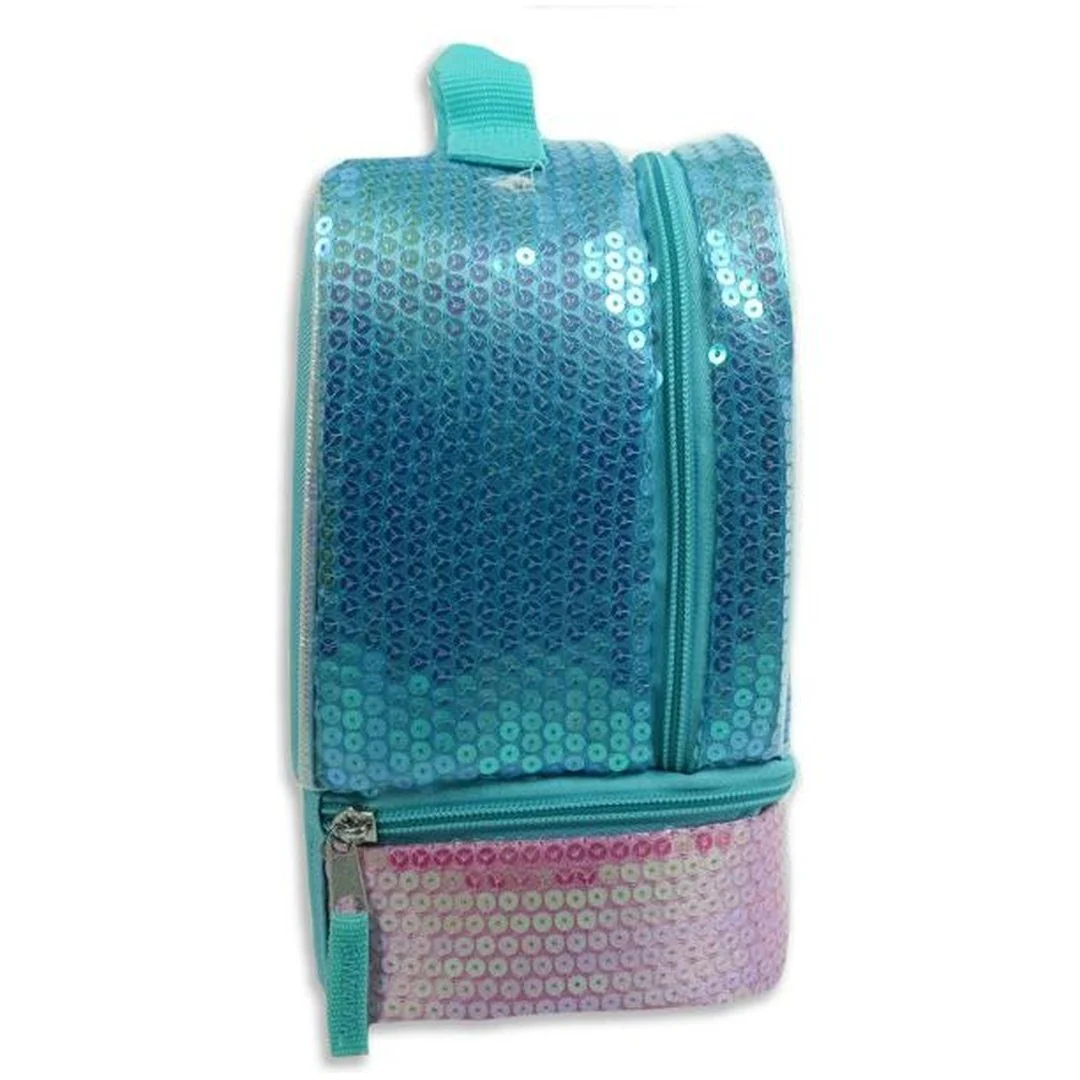 Sequin Varsity Insulated Lunch Bag - Image 3