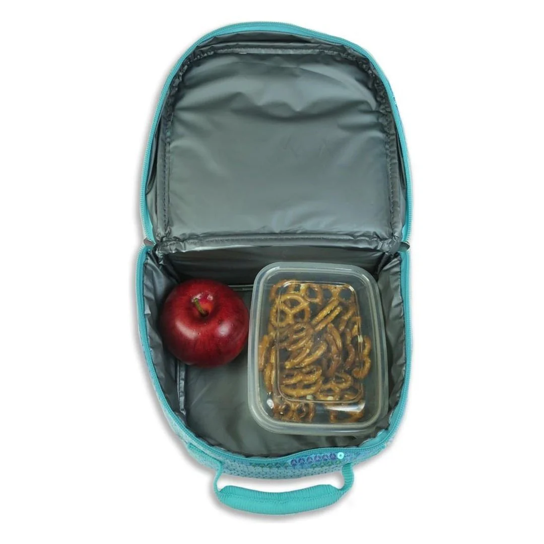 Sequin Varsity Insulated Lunch Bag - Image 4