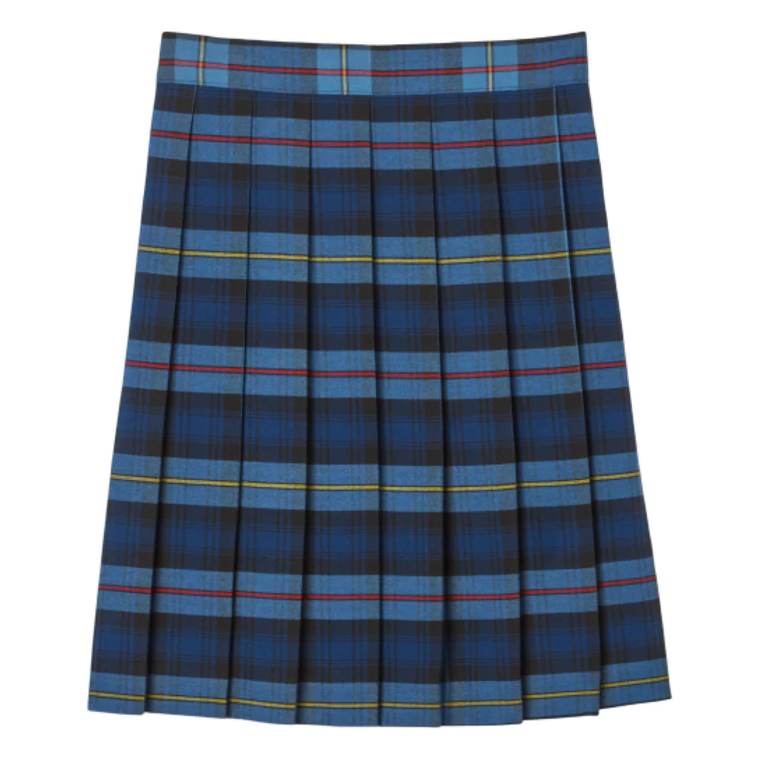 Soaring Eagles Christian Academy - Girl's Plaid Pleated At the Knee Skirt GR. 5th & 6th - Image 3