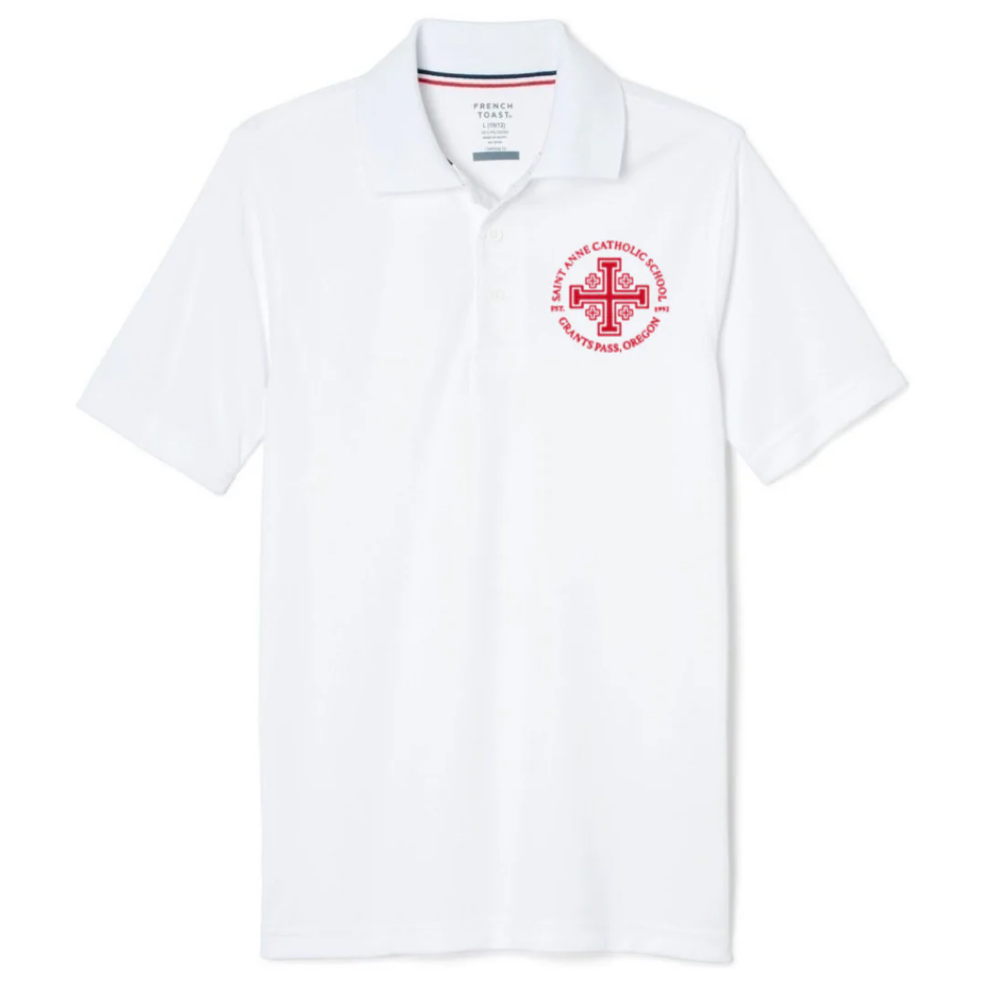 St. Anne Catholic School - Co-Ed Youth / Adult Short Sleeve Dri-Fit Polos - Image 2