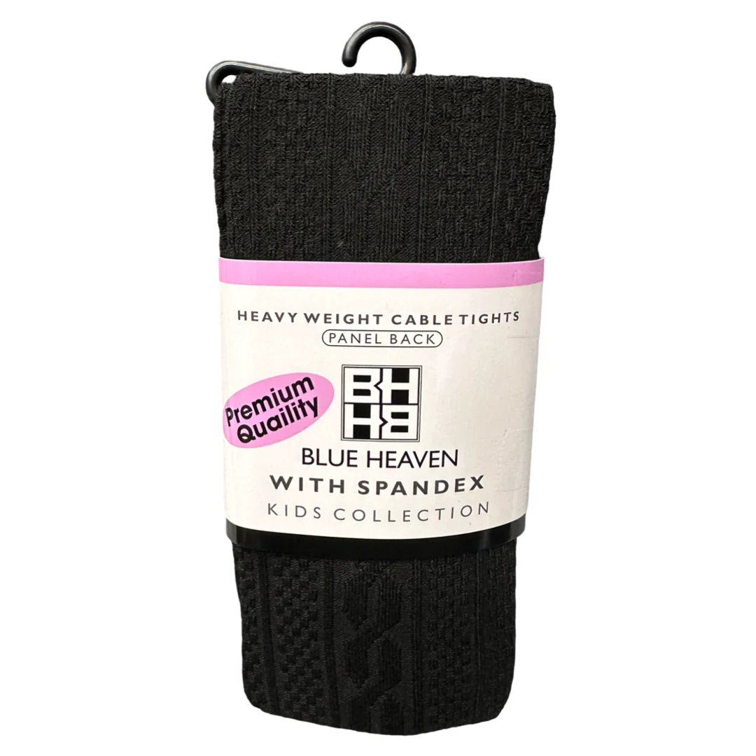 St. Mary's Catholic School-TX - Girls Heavy Weight Cable Tights W/ Spandex - Image 2