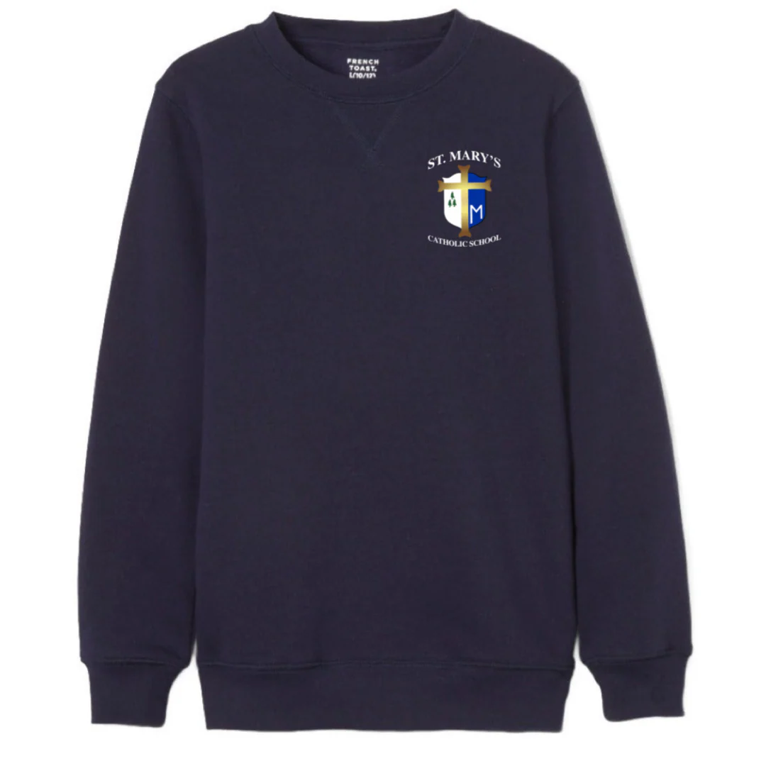 St. Mary's Catholic School -TX - Co-Ed Youth / Adult Fleece Crewneck Sweatshirt