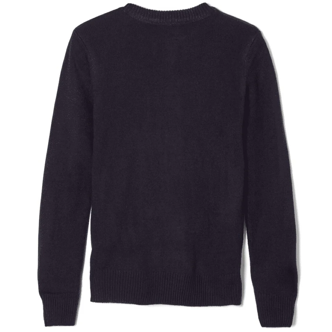 St. Mary's Catholic School -TX - Girl's Crewneck Cardigan Sweater - Image 2