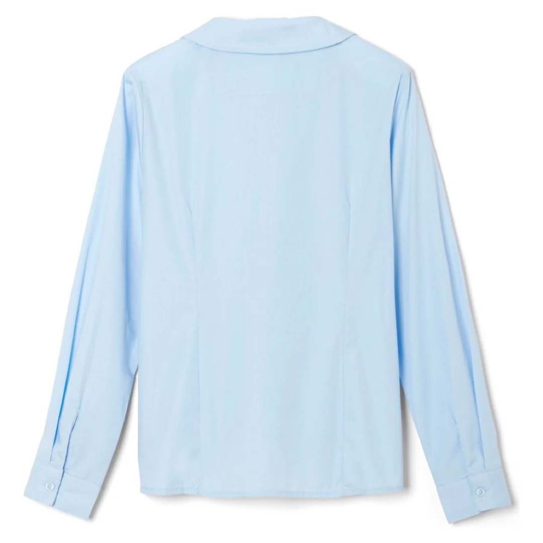 St. Mary's Catholic School - TX - Girl's Long Sleeve Peter Pan Blouse - No Logo - Image 3