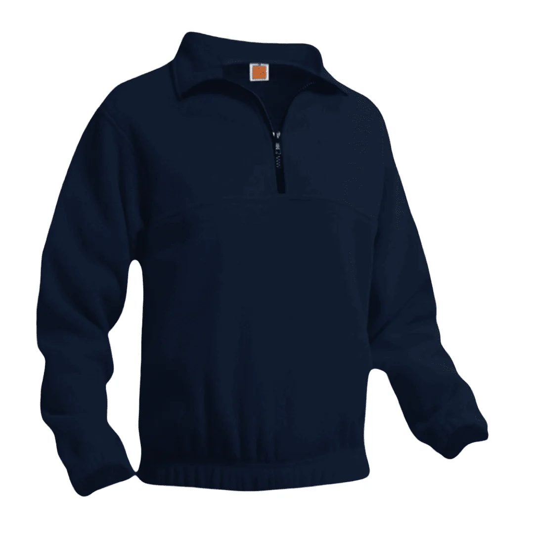 St. Mary's Catholic School - Youth Unisex Polar Fleece Pullover Quarter Zip - No Logo