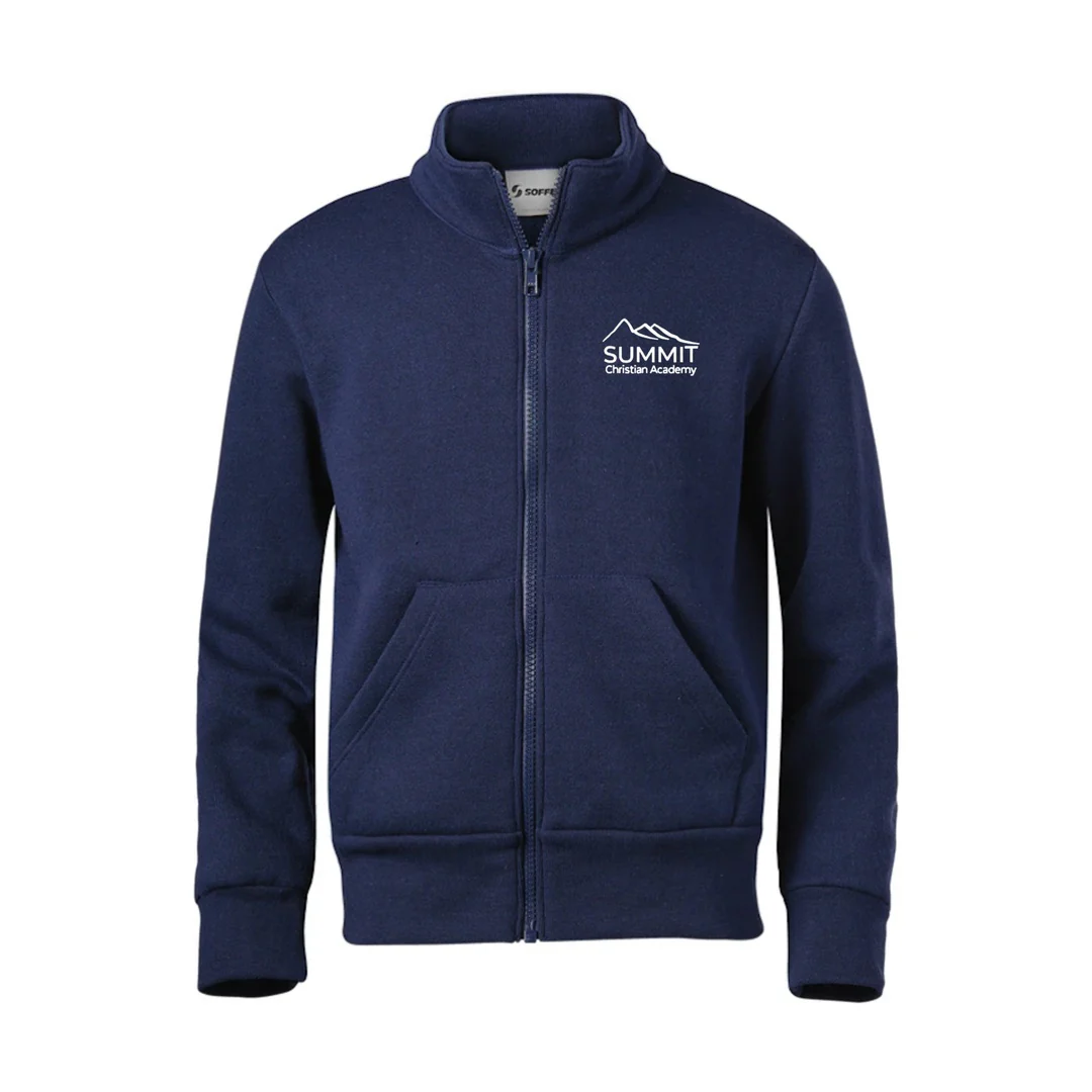 Summit Christian Academy - Full-Zip Mock Neck Sweatshirt - Adult