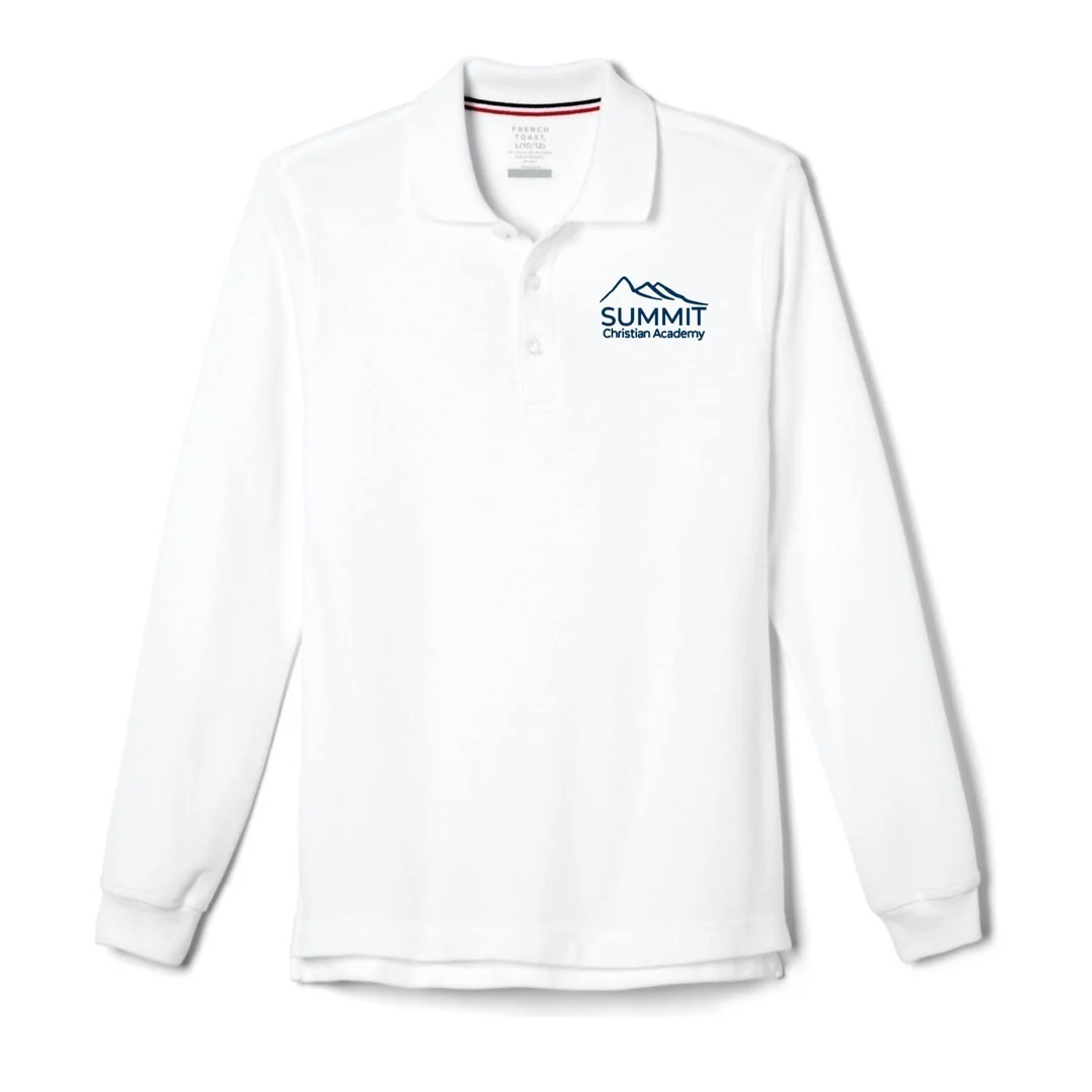 Summit Christian Academy - Long Sleeve Polo -Adult
